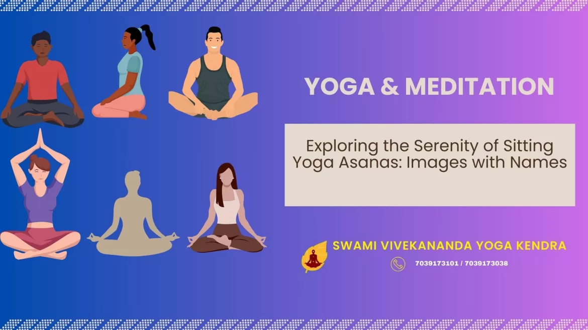 sitting yoga asanas images with names